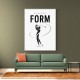 Perfect Form – Golf Swing Silhouette Wall Art