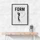 Perfect Form – Golf Swing Silhouette Wall Art
