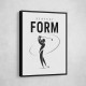 Perfect Form – Golf Swing Silhouette Wall Art