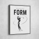 Perfect Form – Golf Swing Silhouette Wall Art