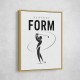 Perfect Form – Golf Swing Silhouette Wall Art