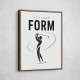 Perfect Form – Golf Swing Silhouette Wall Art