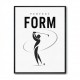 Perfect Form – Golf Swing Silhouette Wall Art