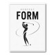 Perfect Form – Golf Swing Silhouette Wall Art