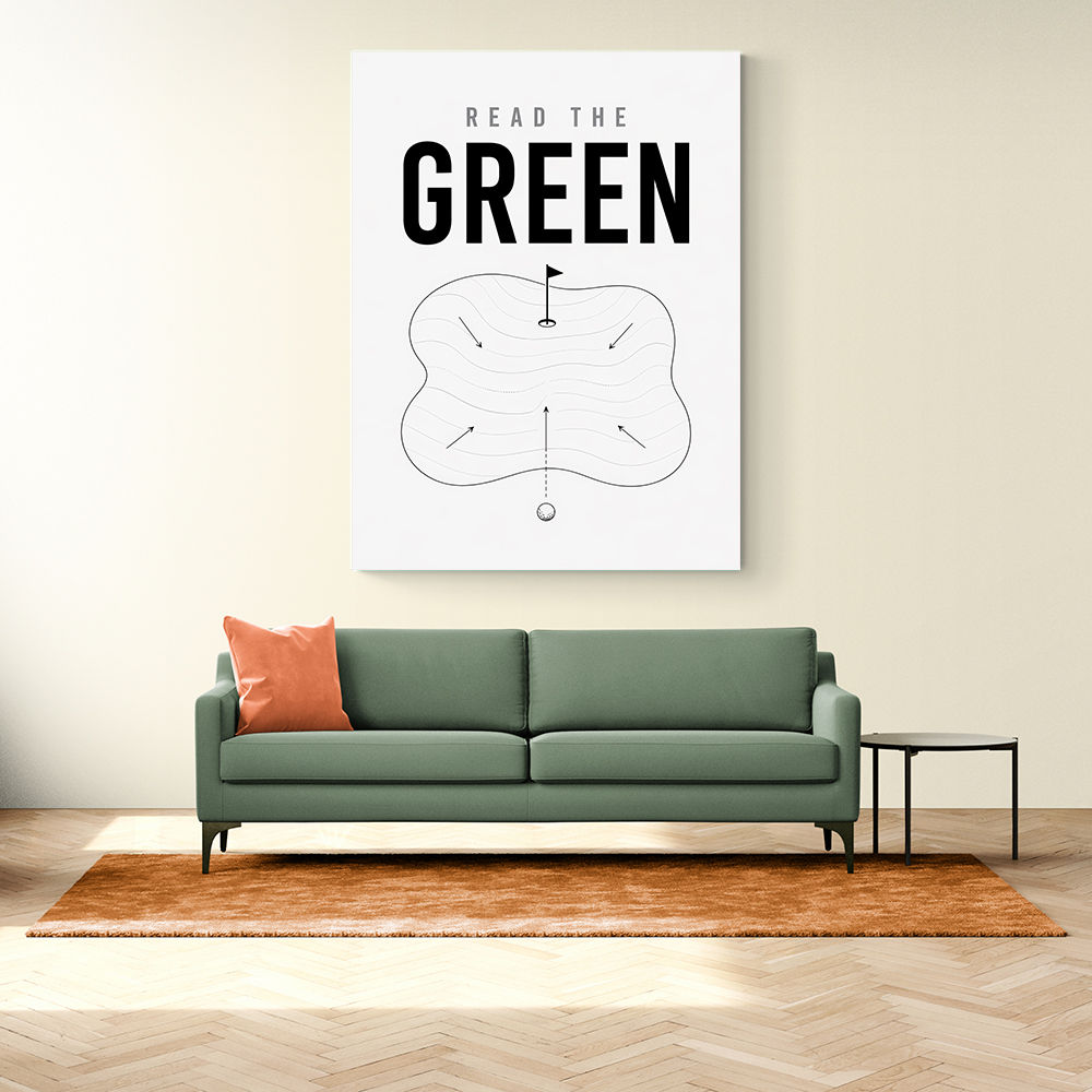 Read The Green – Golf Strategy Wall Art