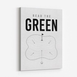 Read The Green – Golf Strategy Wall Art
