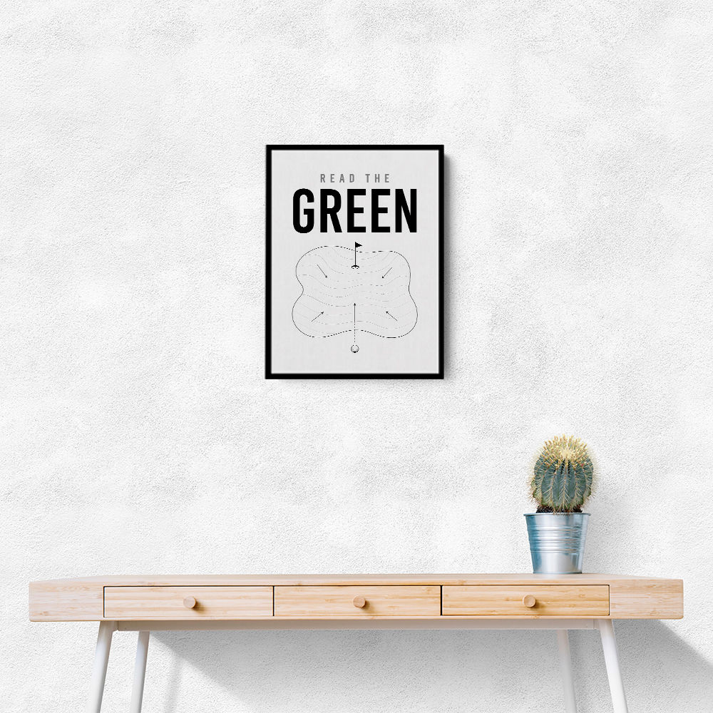 Read The Green – Golf Strategy Wall Art