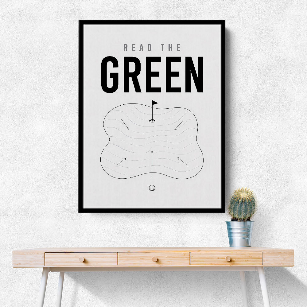 Read The Green – Golf Strategy Wall Art