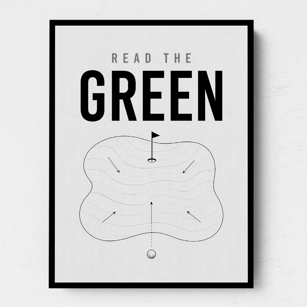 Read The Green – Golf Strategy Wall Art