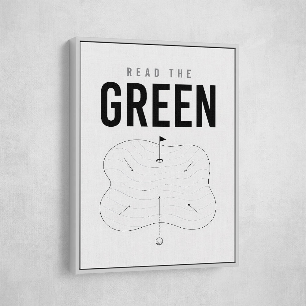 Read The Green – Golf Strategy Wall Art