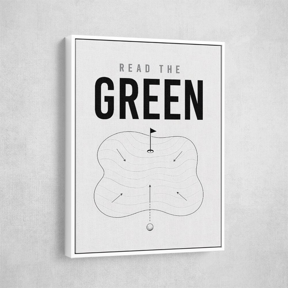 Read The Green – Golf Strategy Wall Art