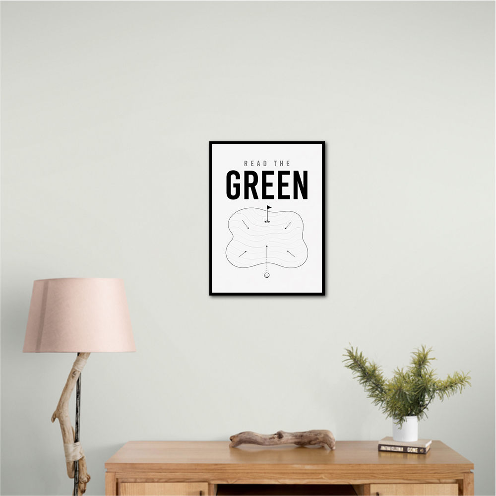 Read The Green – Golf Strategy Wall Art
