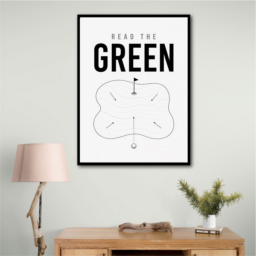 Read The Green – Golf Strategy Wall Art