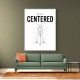 Stay Centered – Golf Stance Alignment Wall Art