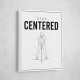 Stay Centered – Golf Stance Alignment Wall Art