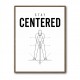 Stay Centered – Golf Stance Alignment Wall Art