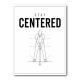 Stay Centered – Golf Stance Alignment Wall Art