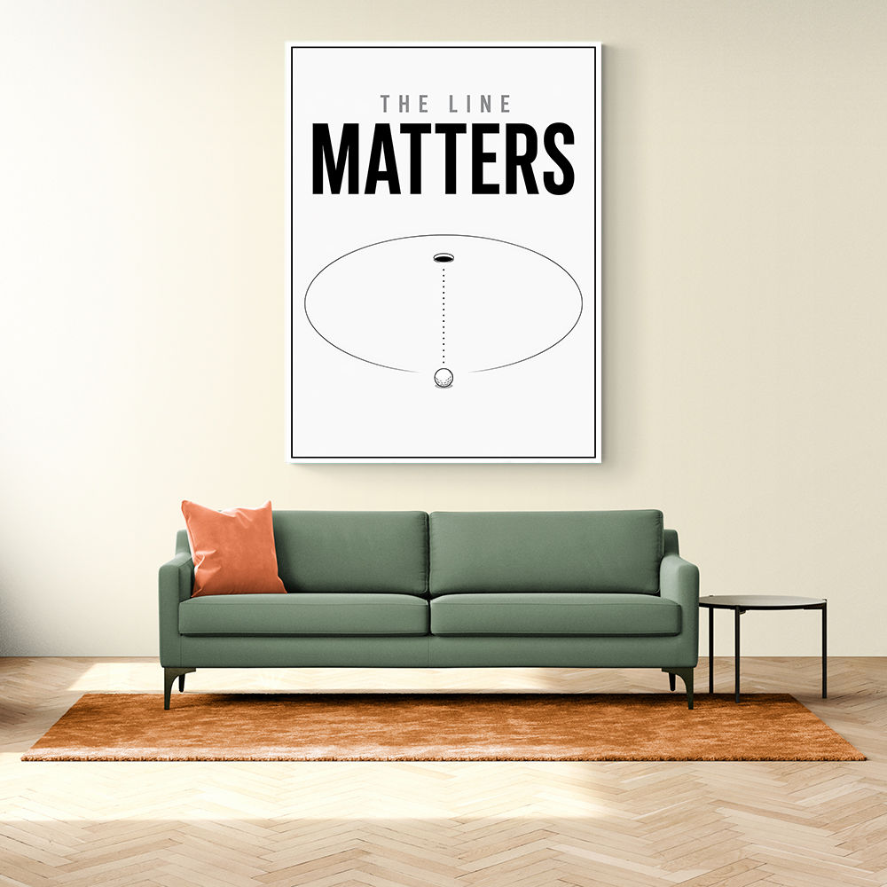The Line Matters – Putting Accuracy Wall Art