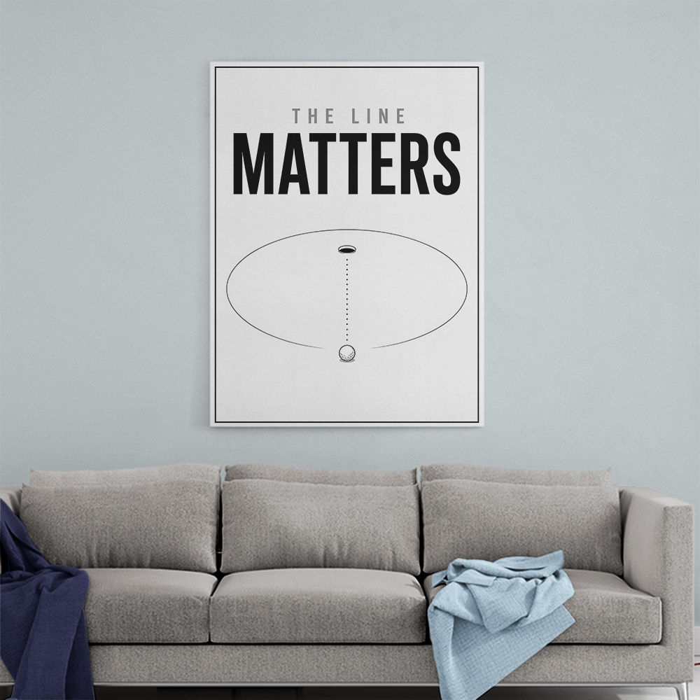 The Line Matters – Putting Accuracy Wall Art