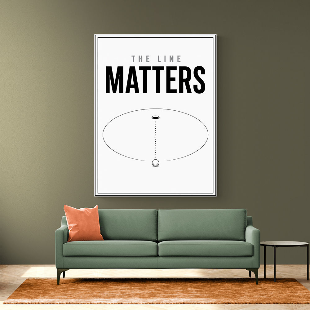The Line Matters – Putting Accuracy Wall Art