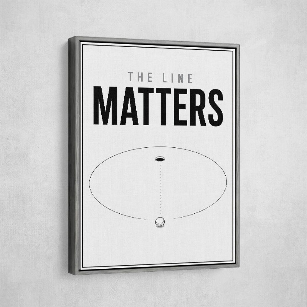 The Line Matters – Putting Accuracy Wall Art