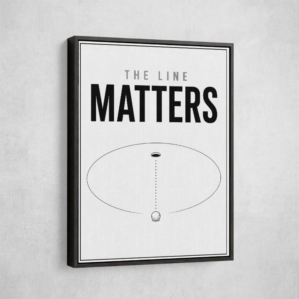 The Line Matters – Putting Accuracy Wall Art