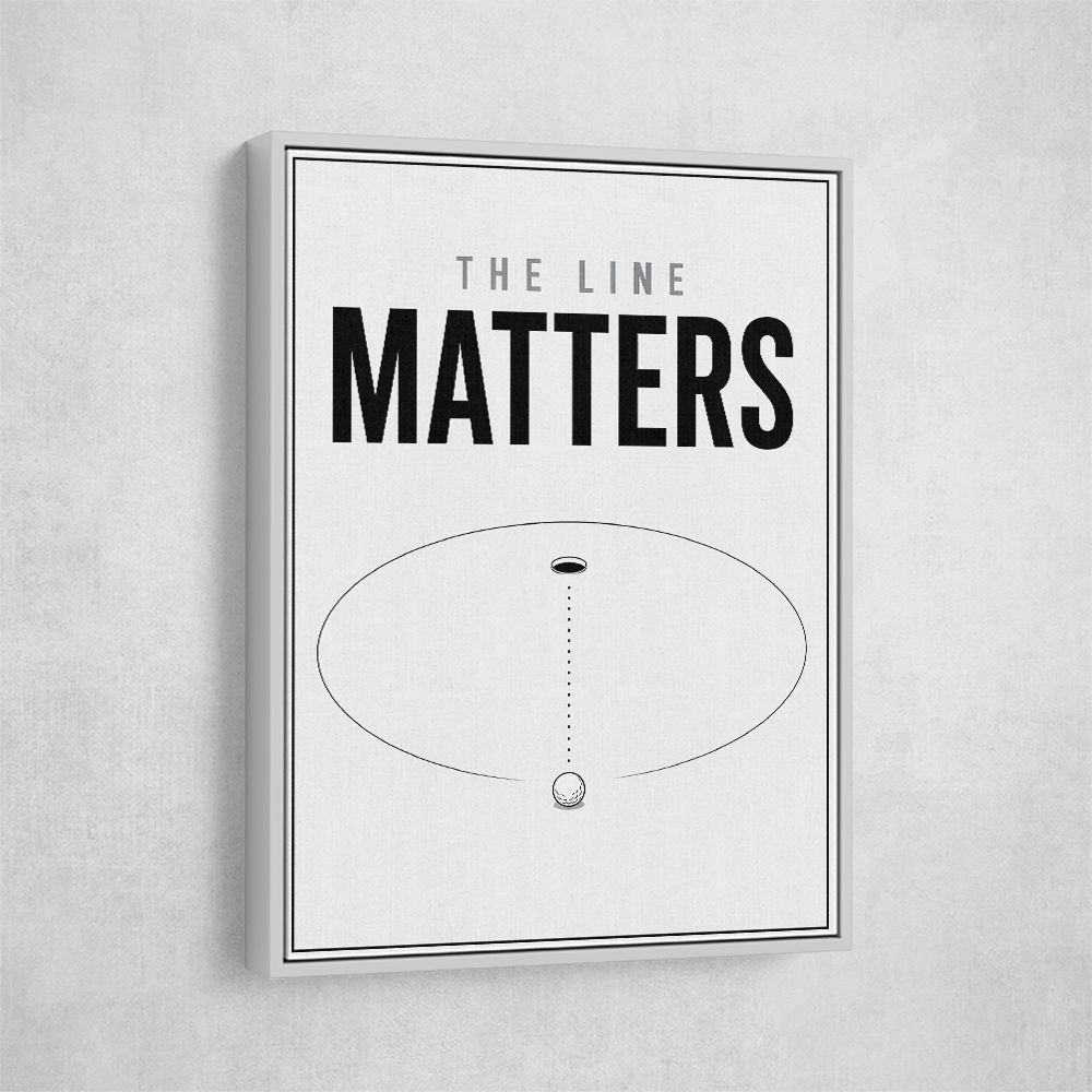 The Line Matters – Putting Accuracy Wall Art