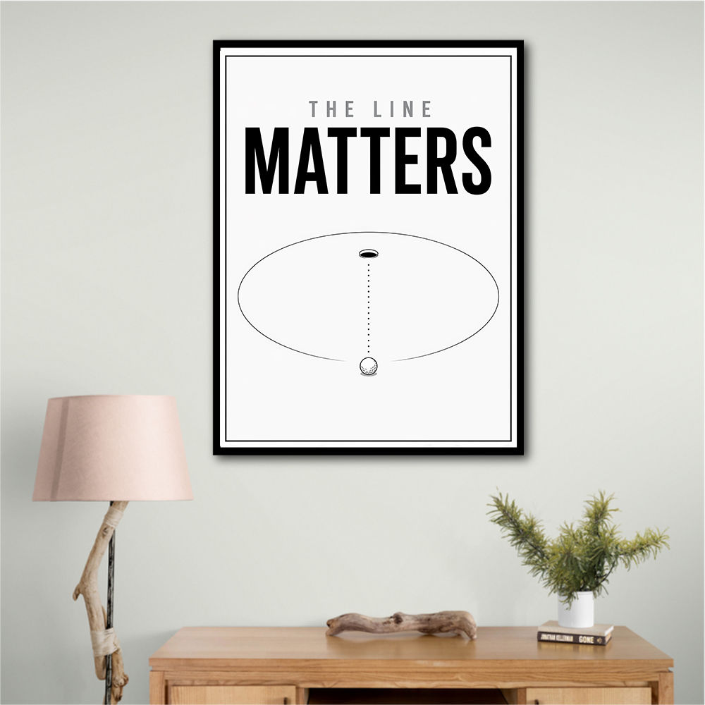 The Line Matters – Putting Accuracy Wall Art