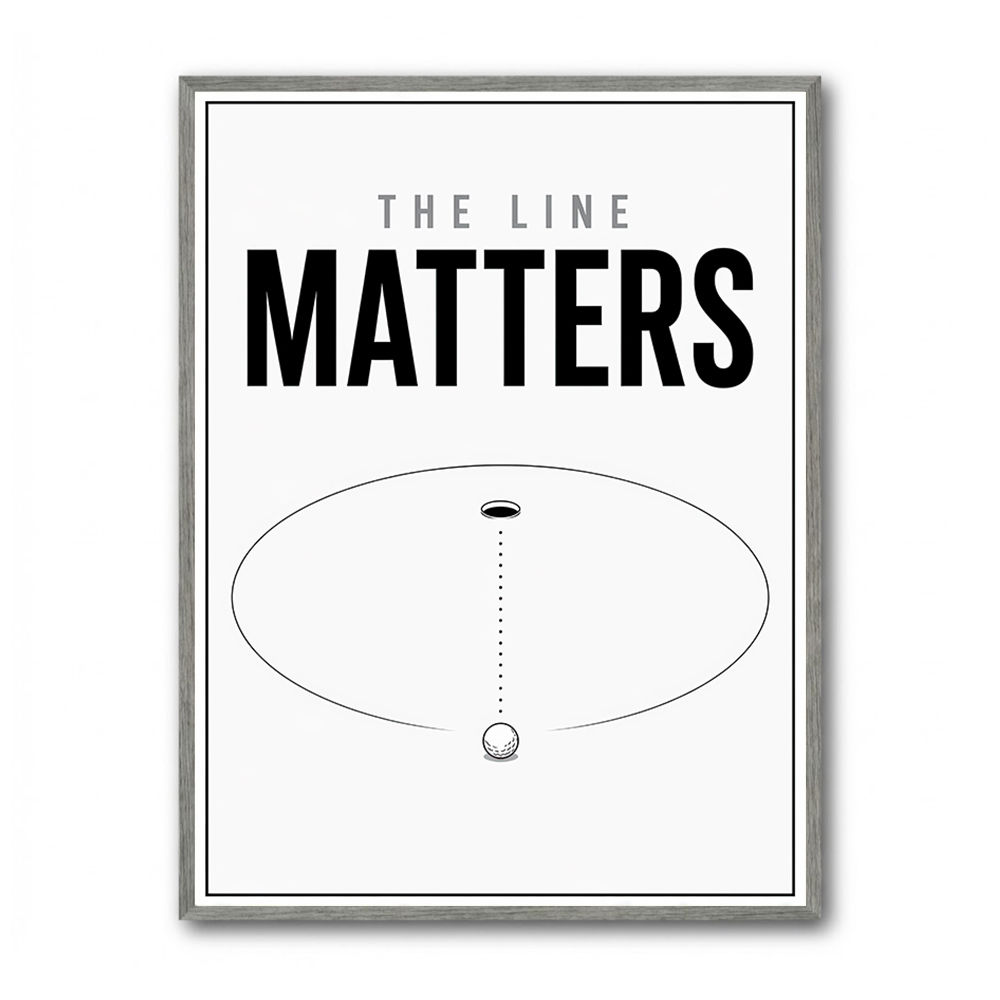The Line Matters – Putting Accuracy Wall Art