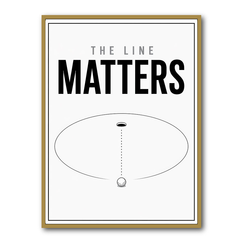 The Line Matters – Putting Accuracy Wall Art
