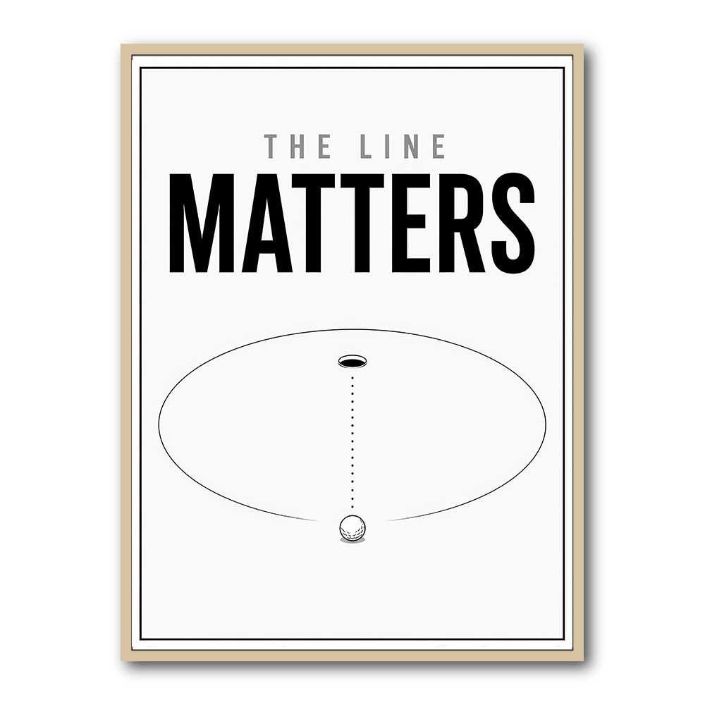 The Line Matters – Putting Accuracy Wall Art