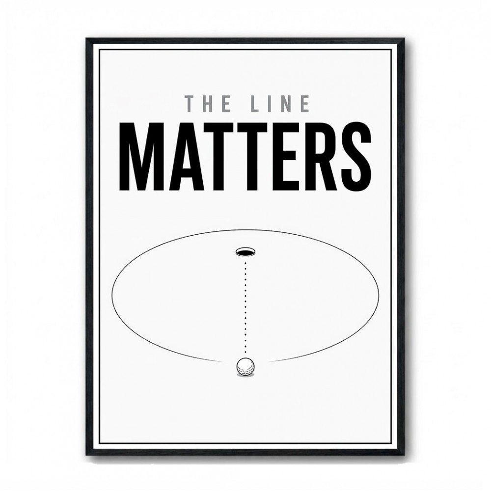 The Line Matters – Putting Accuracy Wall Art