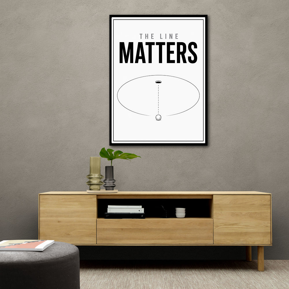 The Line Matters – Putting Accuracy Wall Art