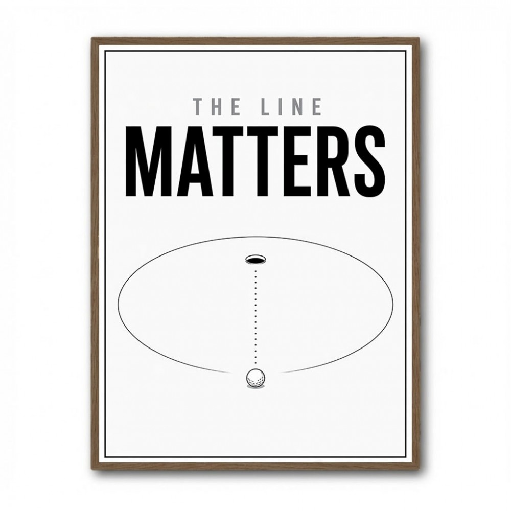The Line Matters – Putting Accuracy Wall Art