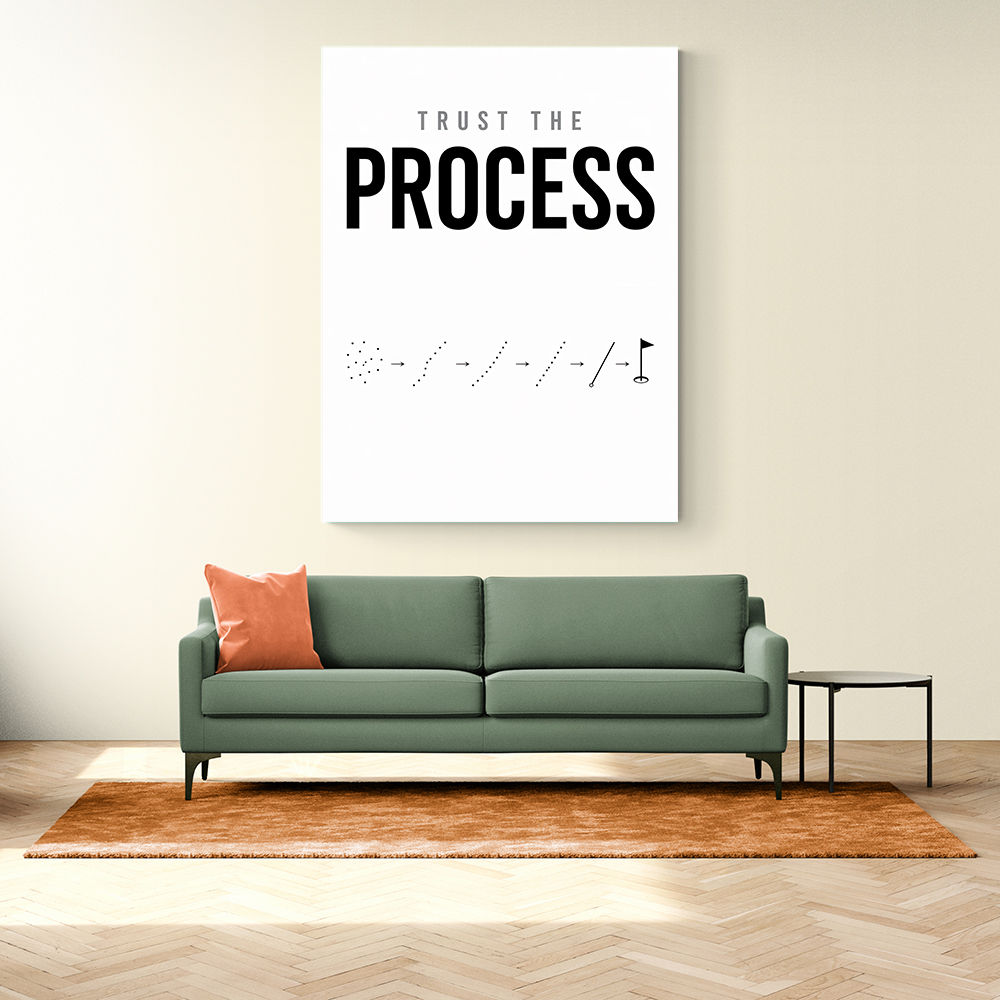 Trust The Process – Golf Progression Wall Art