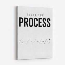 Trust The Process – Golf Progression Wall Art