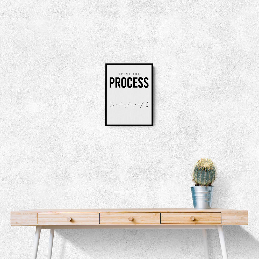 Trust The Process – Golf Progression Wall Art