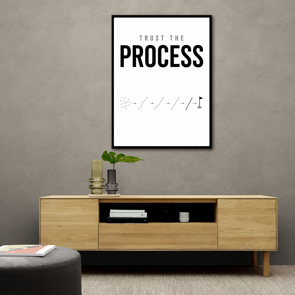 Trust The Process – Golf Progression Wall Art