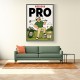 Weekend Pro – Funny Golf Lifestyle Wall Art