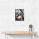 Mona Lisa Graffiti Style Wall Art