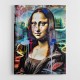 Mona Lisa Graffiti Style Wall Art