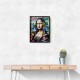 Mona Lisa Graffiti Style Wall Art