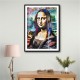 Mona Lisa Graffiti Style Wall Art