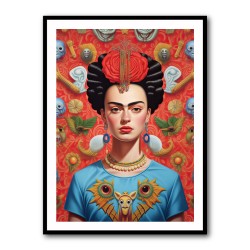Frida Kahlo Dragon Wall Art