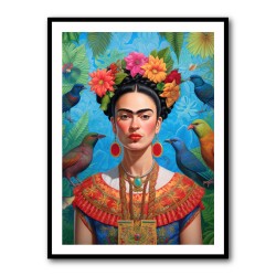 Frida and Her Birds Wall Art