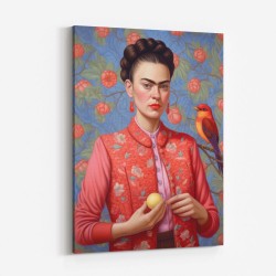 Frida and Her Bird Wall Art