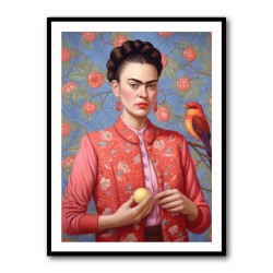 Frida and Her Bird Wall Art