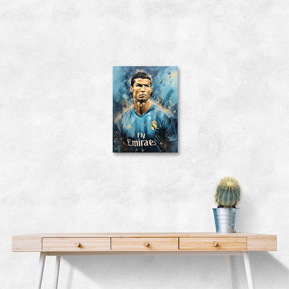 Ronaldo Abstract Portrait 2 Wall Art