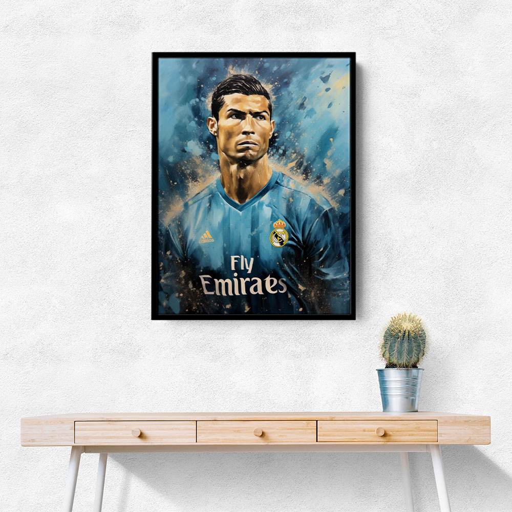 Ronaldo Abstract Portrait 2 Wall Art