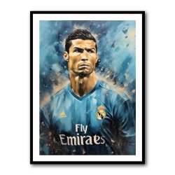 Ronaldo Abstract Portrait 2 Wall Art